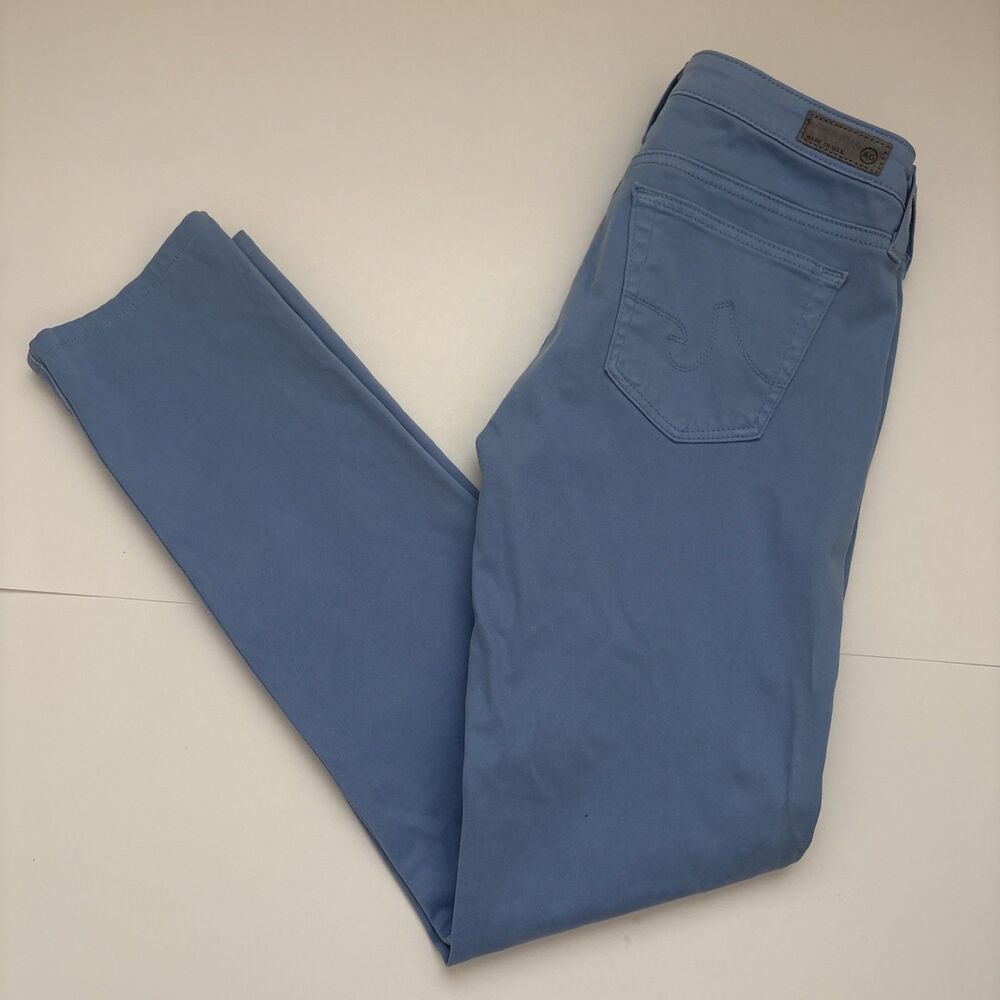 AG Adriano Goldschmied Stilt Cigarette Leg Jeans Blue Pants Sz 27 Made in USA